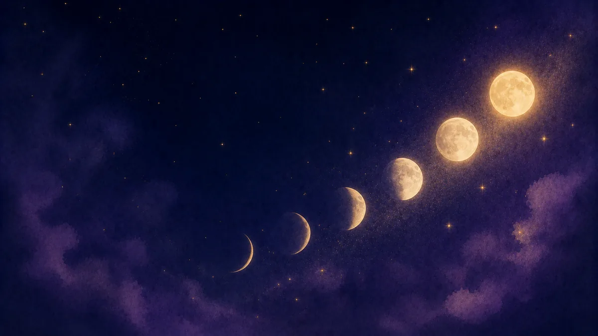 月が満ちるのを待つように、心も少し休ませて。