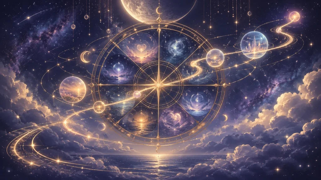 八つの星域を一本の航路が巡る星図航路占い